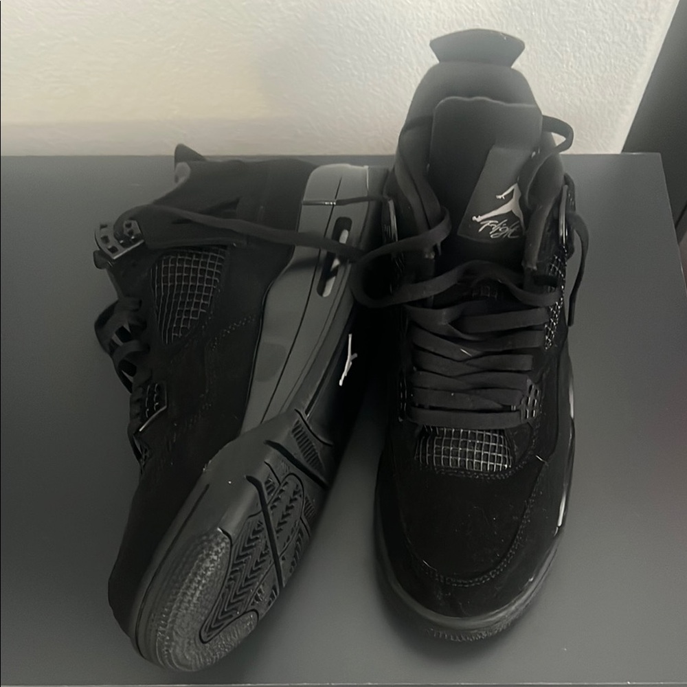 Jordan Black Chunky Athletic Sneakers